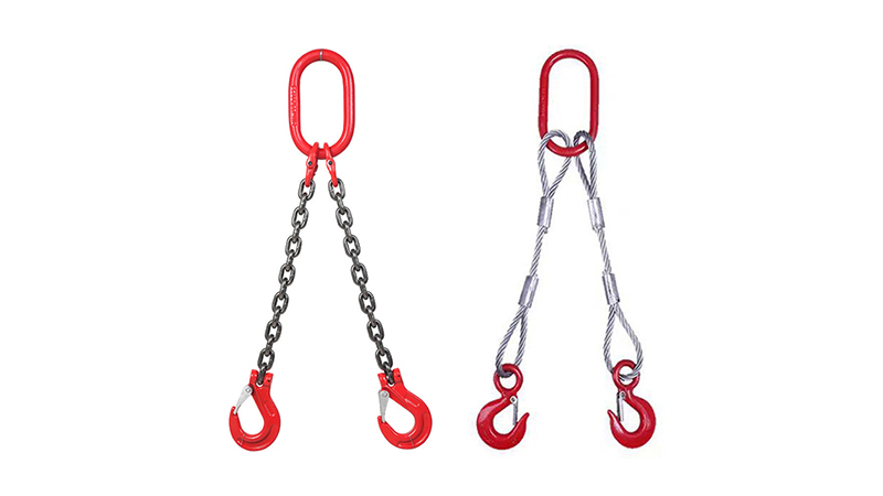 En sammenligning af fordelene ved kædeslynger og wirestropper