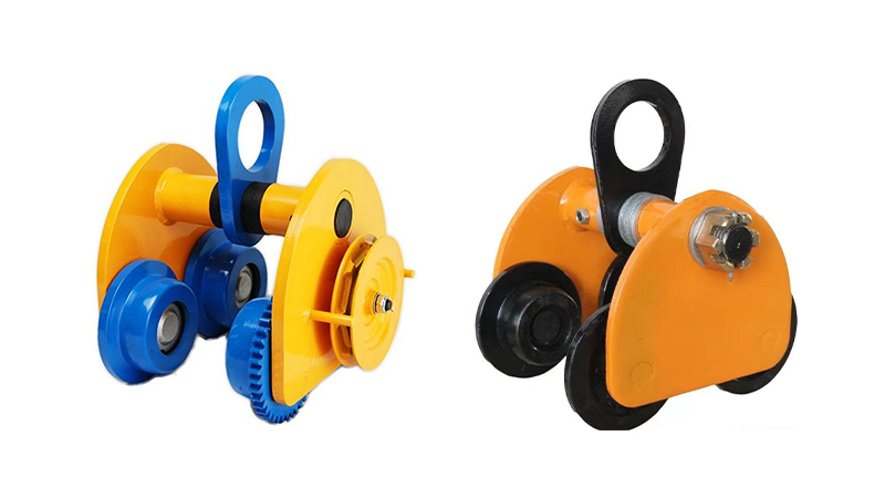 Hvad er forskellene mellem en gearet trolley og en almindelig trolley?