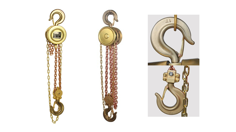 Eksplosionssikker håndtrukne hejser sikrer gødningsfabrikkens sikkerhed