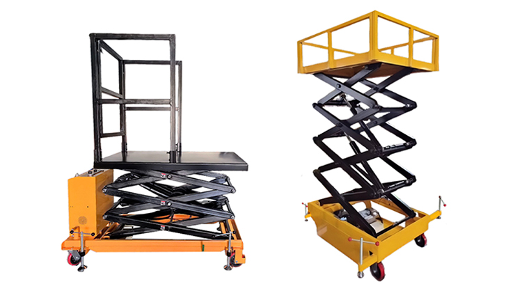 Electric lifting platform truck 